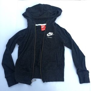 Kids Size XS Nike Gray Zip Up Jacket